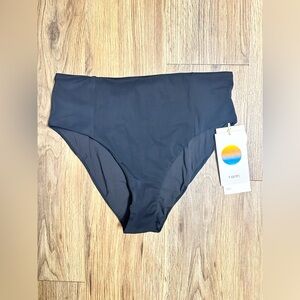 NWT Black Dune Bikini Bottom